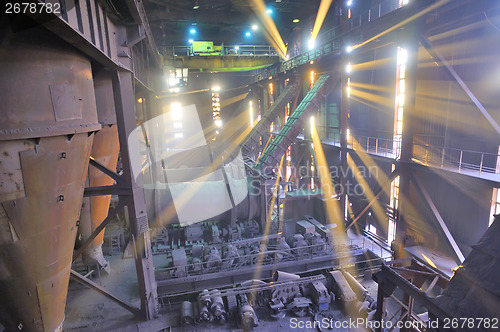 Image of interior steel plant