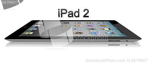 Image of Apple iPad 2 Wi-Fi 64Gb + 3G Side View