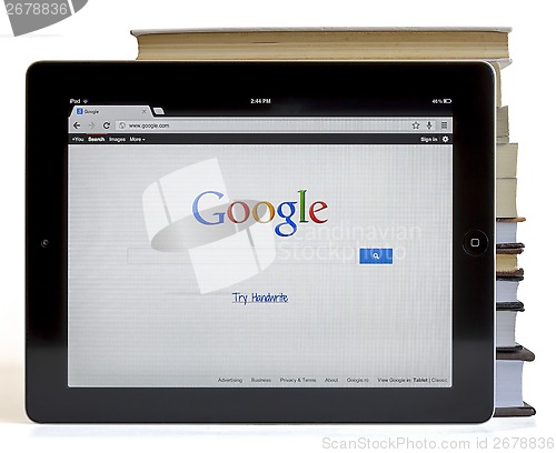 Image of Google on iPad 3