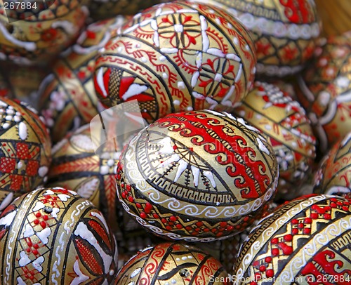 Image of Romanian Easter eggs