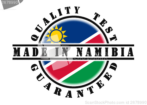 Image of Quality test guaranteed stamp 