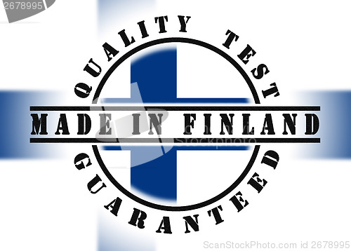 Image of Quality test guaranteed stamp 