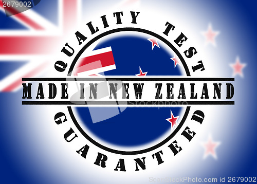 Image of Quality test guaranteed stamp 