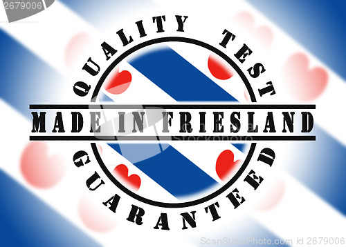 Image of Quality test guaranteed stamp 