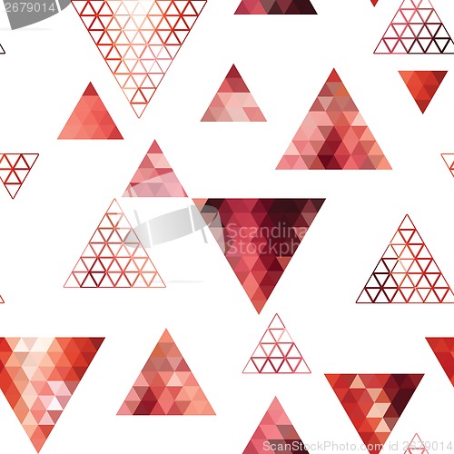 Image of Retro pattern of geometric shapes