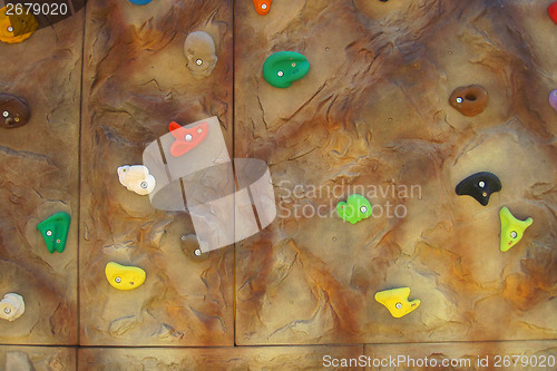 Image of climbing wall background