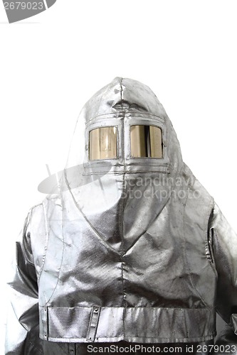 Image of old safety clothes (fireman, x-raym, etc ) 