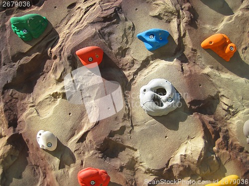 Image of climbing wall background
