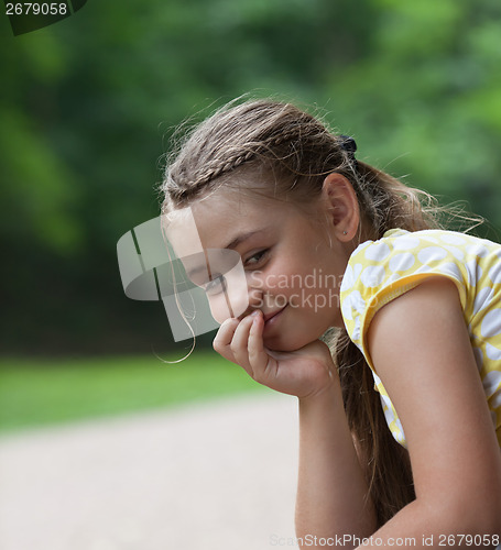 Image of Calm little girl