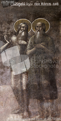 Image of Medieval church wall painting