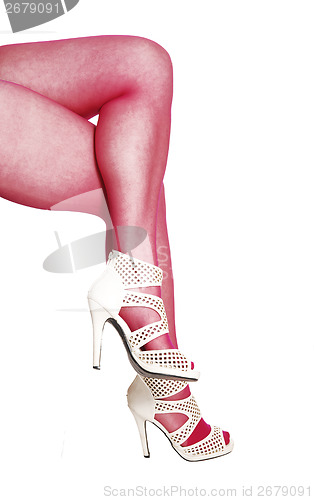 Image of Legs in heels.