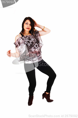 Image of Dancing woman.