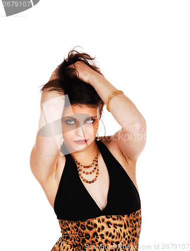 Image of Portrait of young woman.