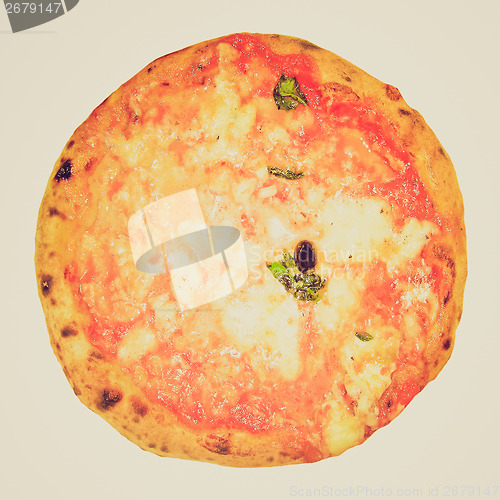 Image of Retro look Pizza picture