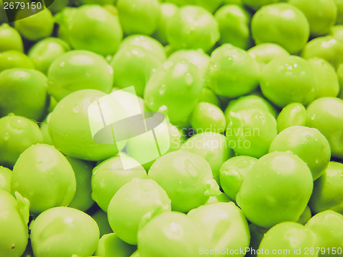 Image of Retro look Peas picture