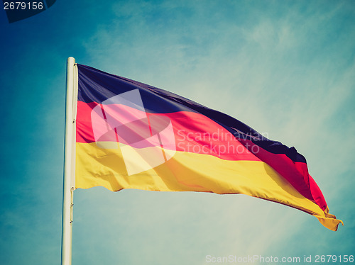 Image of Retro look Flag of Germany