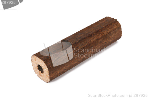 Image of briquettes and granulated firewood