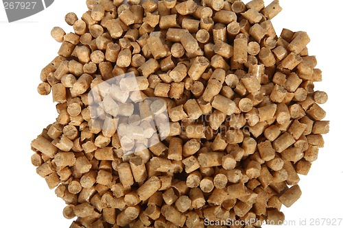 Image of briquettes and granulated firewood