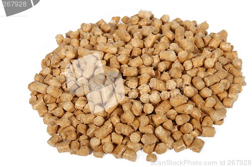 Image of briquettes and granulated firewood