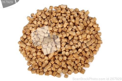 Image of briquettes and granulated firewood