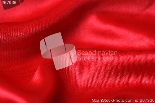 Image of Red satin