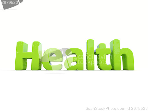 Image of 3d word health 