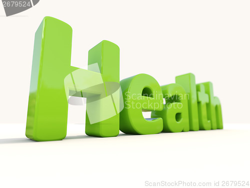 Image of 3d word health 