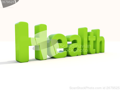 Image of 3d word health 