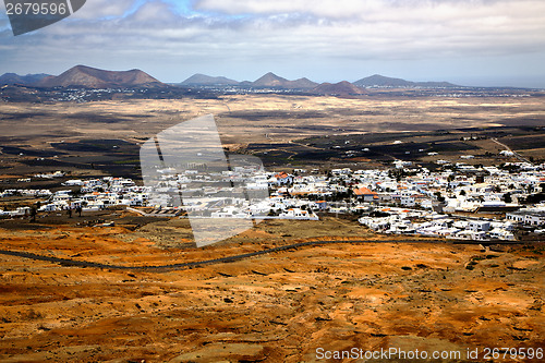 Image of view from the lanzarote spain 