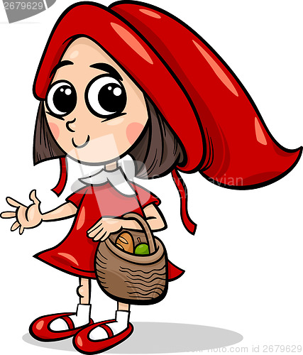 Image of little red riding hood cartoon