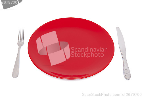 Image of Red plate