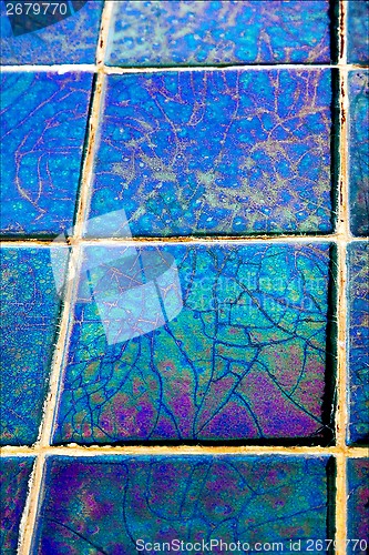 Image of abstract mosaic piece of  ceramics