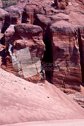 Image of africa  view from the mountain line   spain 