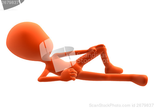 Image of Resting Human Figure