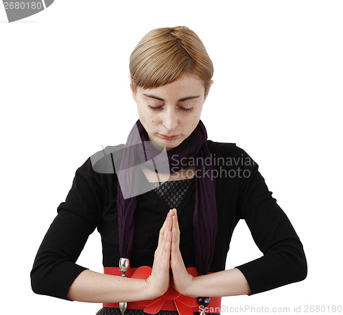 Image of Woman praying