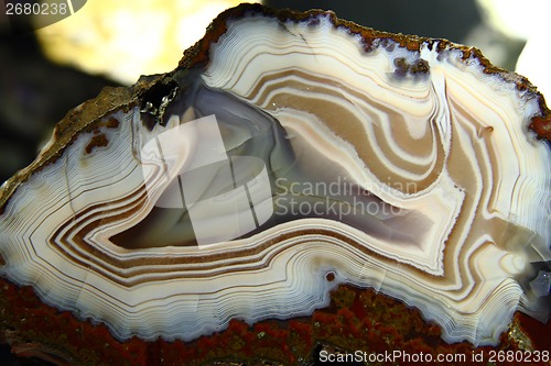 Image of detail of mineral agate background