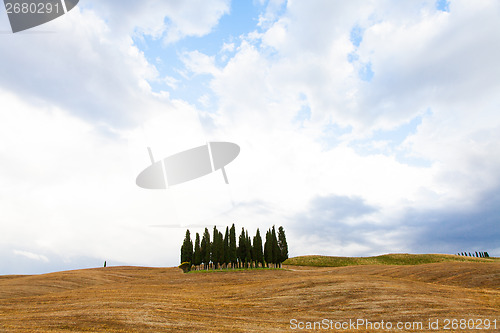 Image of Tuscany before the storm