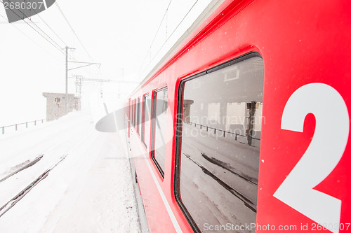 Image of Train in the snow