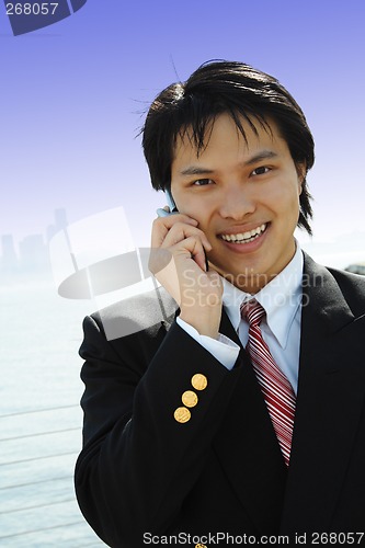 Image of Businessman on the phone