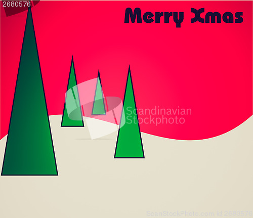 Image of Retro look Christmas card
