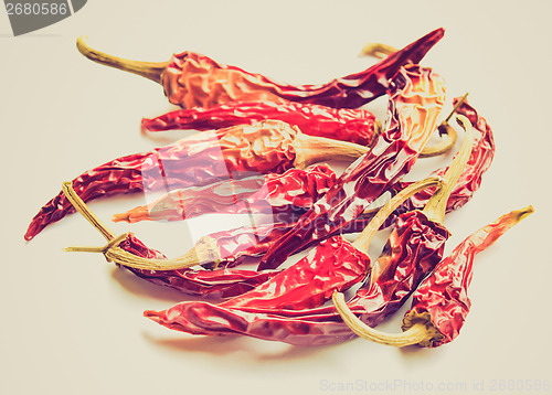 Image of Retro look Hot Peppers