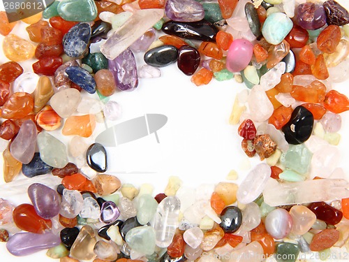 Image of small color gems as nice background