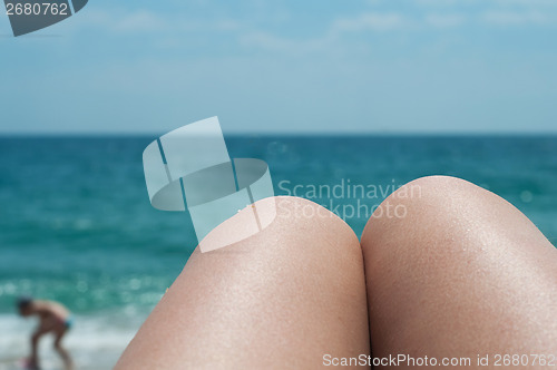 Image of Legs on the beach