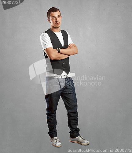 Image of Man In Vest