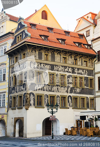 Image of House At a minute. Prague. Czech Republic.