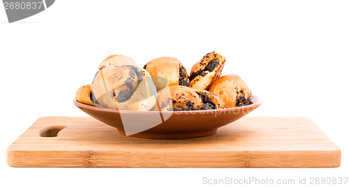 Image of bun with poppy seeds