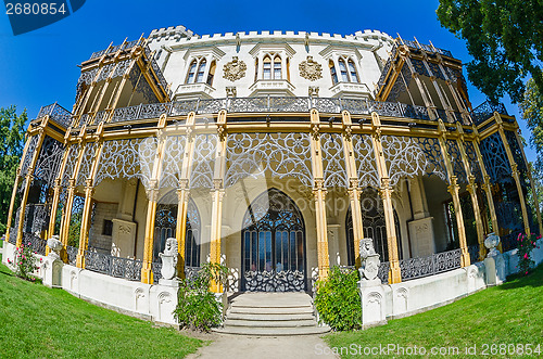 Image of veranda of Hluboka nad Vltavou castle