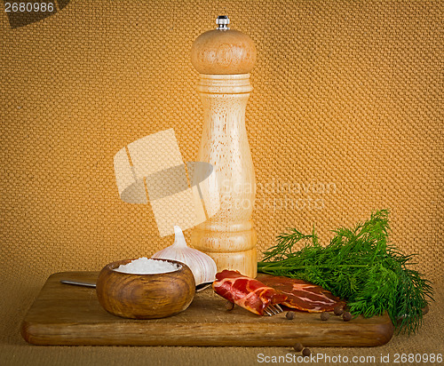 Image of bacon and spices