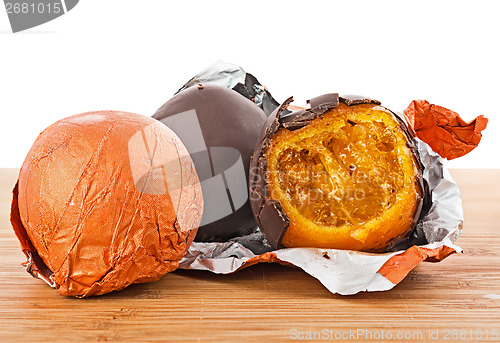 Image of orange chocolate