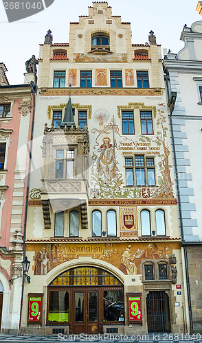 Image of The facades of houses in the Old Town 